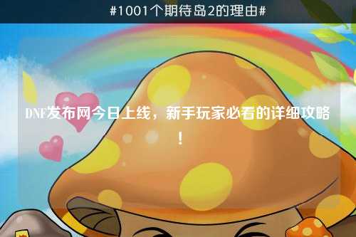 DNF發(fā)布網(wǎng)今日上線，新手玩家必看的詳細(xì)攻略！
