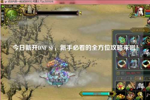 今日新開DNF SF，新手必看的全方位攻略來啦！