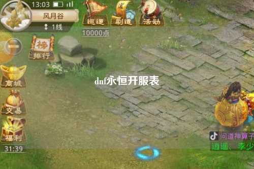 dnf永恒開(kāi)服表