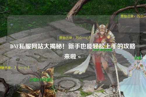DNF私服網站大揭秘！新手也能輕松上手的攻略來啦～?